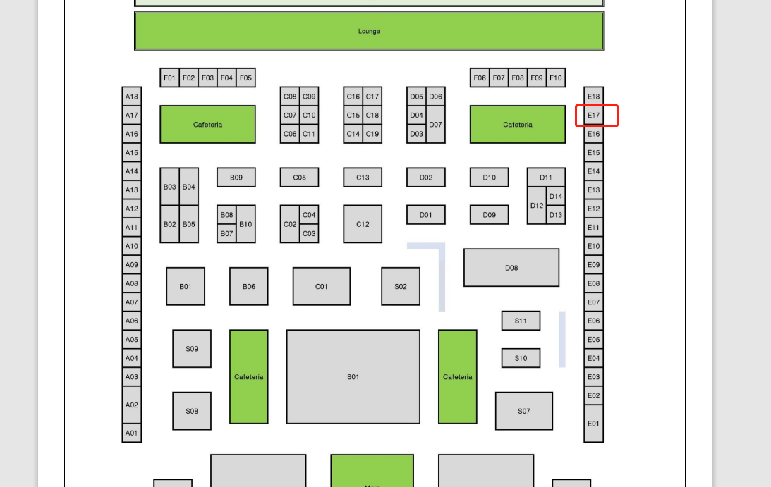 澤攸科技展位圖 澤攸科技展位圖